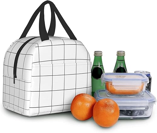 Miniatura 26 de Bolsas de almuerzo reutilizables con estampado de vaca de fresa, loncheras suaves a prueba de fugas para niños y niñas, impermeables, aisladas