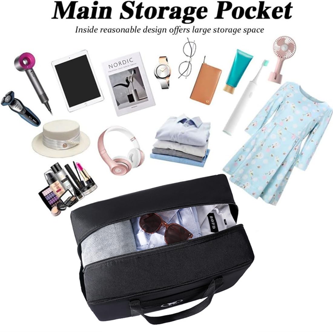 PALAMEA Bagaglio a Mano 40x20x25 Ryanair Borsone da Viaggio Ryanair Sottosella Pieghevole Borsa da Cabina Borsa Aereo Borsa Palestra 20L