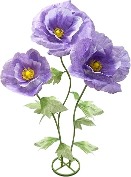 Giant Artificial Flowers for Decoration, Large Wedding Birthday Party Exhibition Banquet Backdrop Photography Props Shop Window Display Stage Nursery Events Bridal Showers Home Garden Decor, Purple