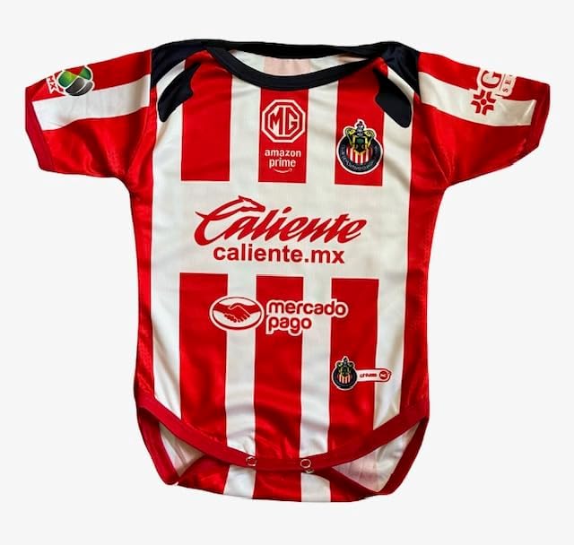 Personalized National Soccer Baby Bodysuit 2024 - Infant Onesie Jersey for Boys and Girls Medium Chivas image 3 of 4 B0DMFVQMFV