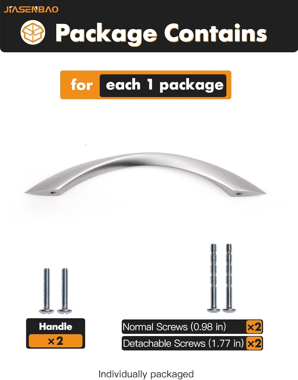 20 Pack Brushed Nickel Cabinet Pulls 6.3 Inch Arch Twisted Silver Handles Drawer Kitchen Cupboard Bathroom Dresser Cabinet Hardware Zinc Alloy