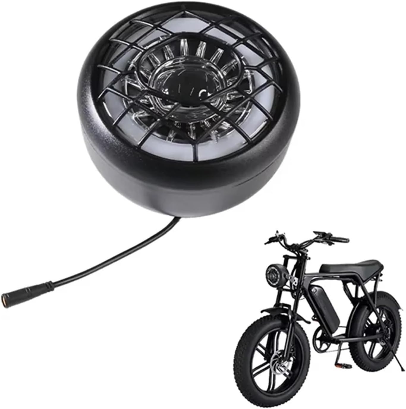 A20K Headlight Compatible With Ouxi V8 Fat Tire E-Bike - Lighting Accessories