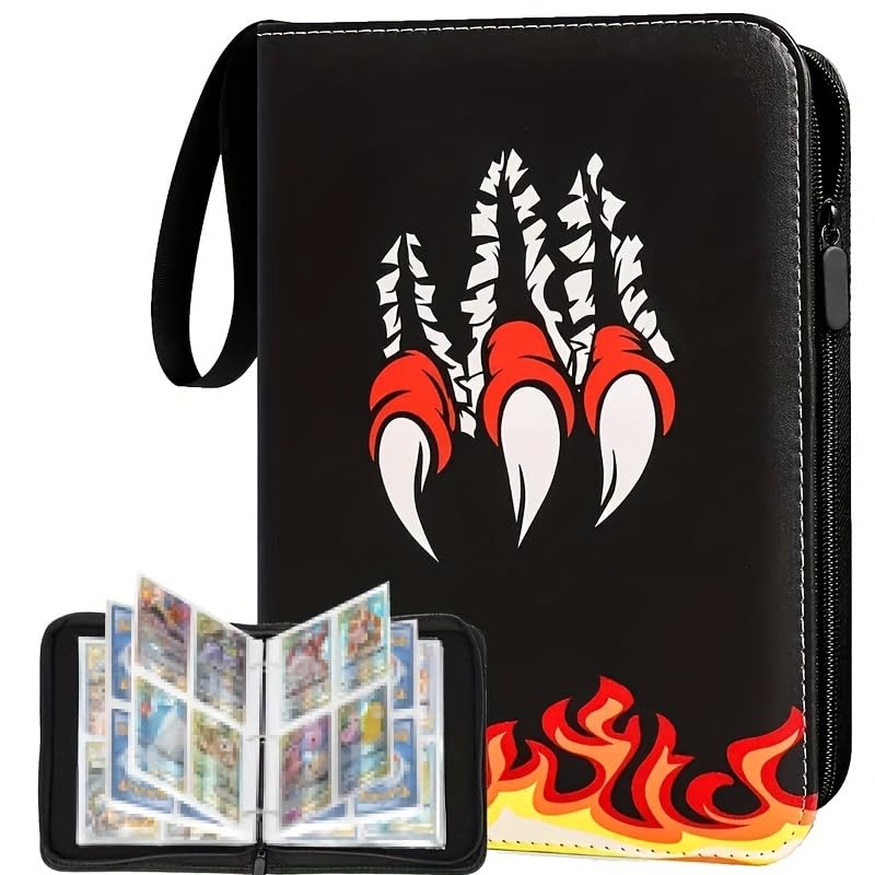 Fabmaker Carpeta de tarjetas con cremallera de 4 bolsillos