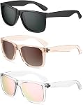 Sunglasses-for-Women Polarized Womens-Sunglasses Trendy: Classic Sun glasses with UV Protection for Driving Travel