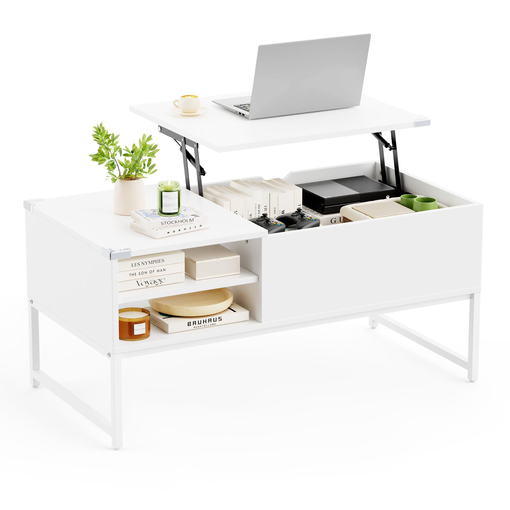 Amazon.co.jp: HOMECO 昇降式ローテーブル 昇降式 リフトアップ