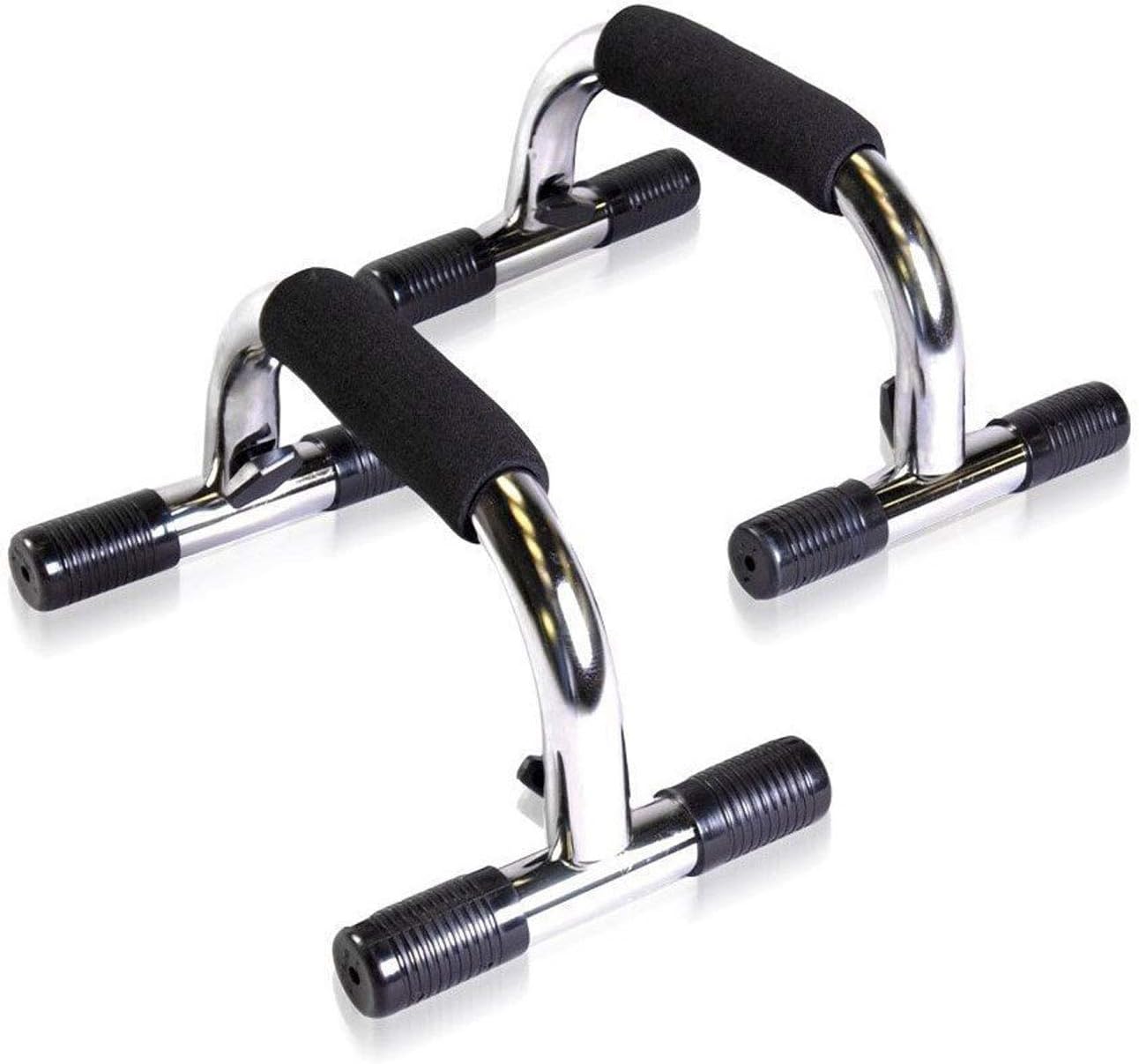 Strauss Push Up Bar, Pair (Black/Silver)
