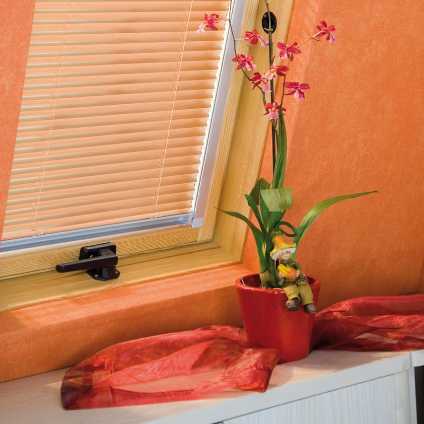 Dachfenster-Jalousie für Roto mit Seitenschienen, Alu | Designo, WDF R85, 847, R75, 410, 627, 617, R65, R88, R89, 310, 417, Q4, R4, R7, SR, Sonnenschutz auf Maß