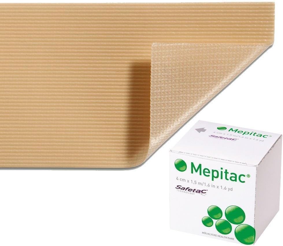 Mepitac D99031 Fixation Tape, 4cm x 1.5m, Pack of 12