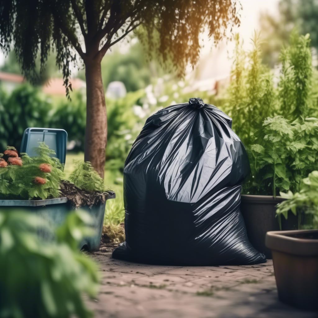 MSU Bolsa De Basura De Comunidad Color Negro, Con Capacidad De 120 Litros Para Cubo De Comunidad, Galga 85-300 Bolsas, 10 Unidades Por Rollo, Caja De 30 Rollos
