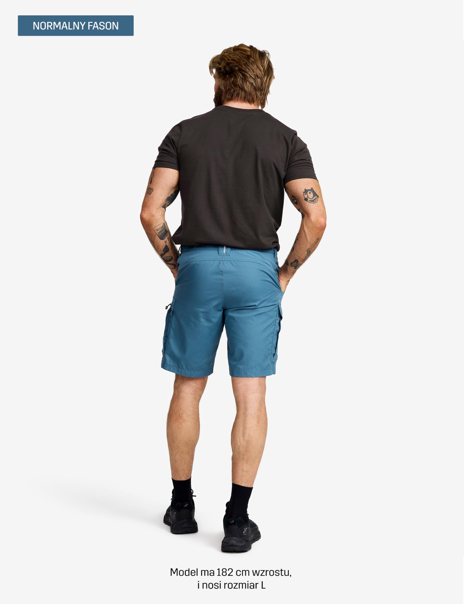 RevolutionRace Rambler Lightweight Pro Shorts Męskie, Lekkie spodnie turystyczne