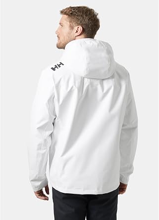 Helly Hansen Men's Crew Hooded Midlayer Waterproof Jacket Windproof Breathable Insulated Sailing Coat