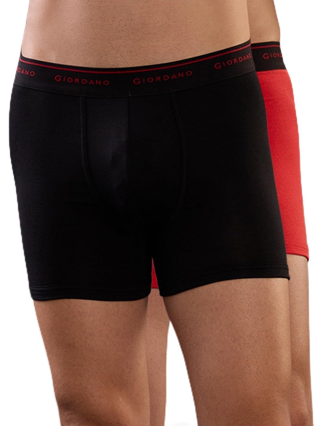 Men’s Cotton Modal Mid-Rise Trunks – Ultra-Soft, Moisture Wicking, Stretch Comfort, Luxury Feel – Pack of 2, GMUGBRF303-image-47