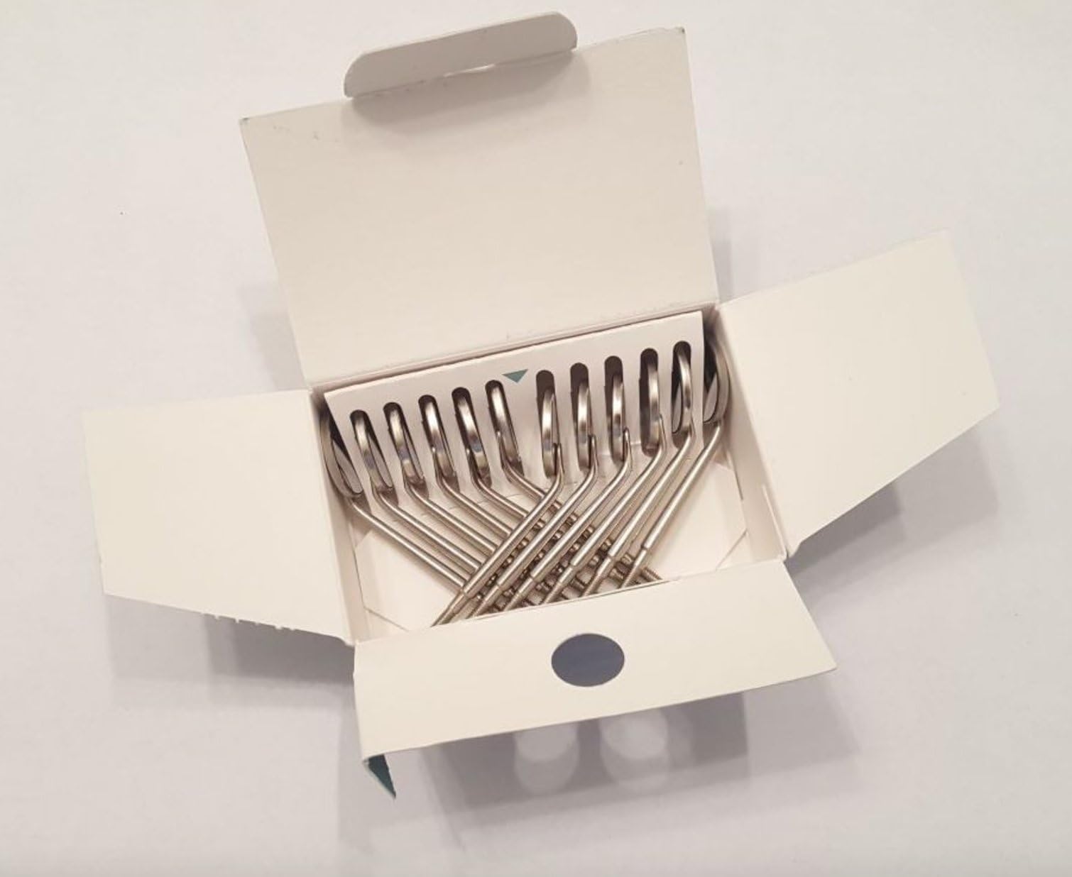 Dental Orthodontic Oral Hygiene Dexiter Size 5 Stainless Steel Cone Socket Front-Surface Mouth Mirrors 12/Box