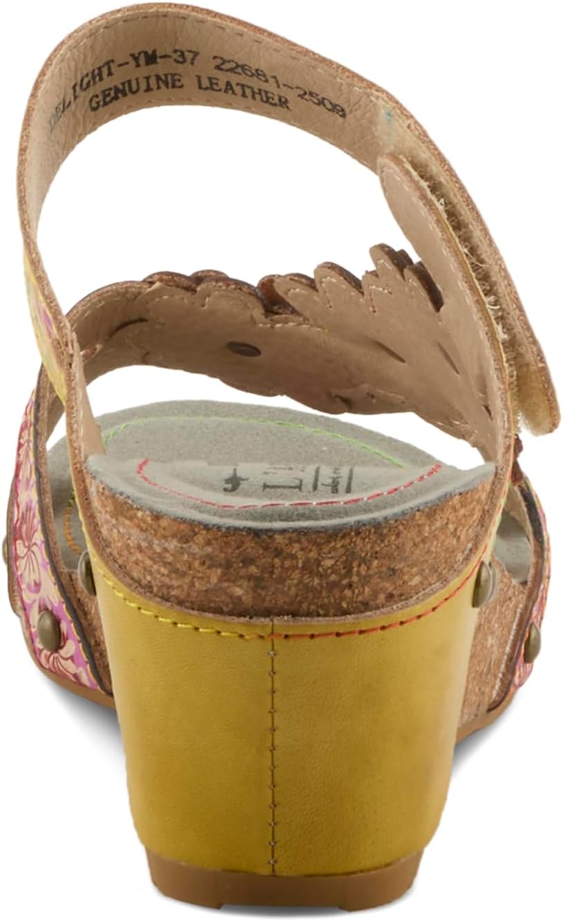 Spring Step L'Artiste Women's Delight Slide Sandals Hook & Loop Straps for Women - Image 7