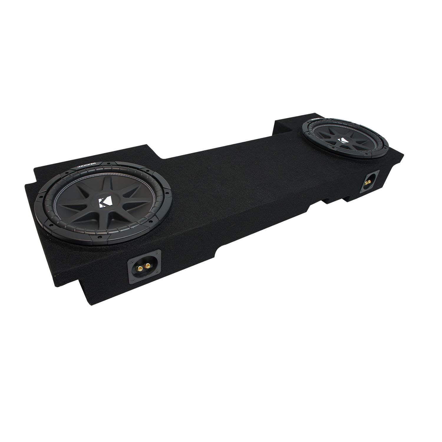 American Sound Connection Compatible with 2002-2013 Cadillac Escalade EXT Underseat Kicker Comp C12 Dual 12 Sub Box Enclosure - Final 2 Ohm