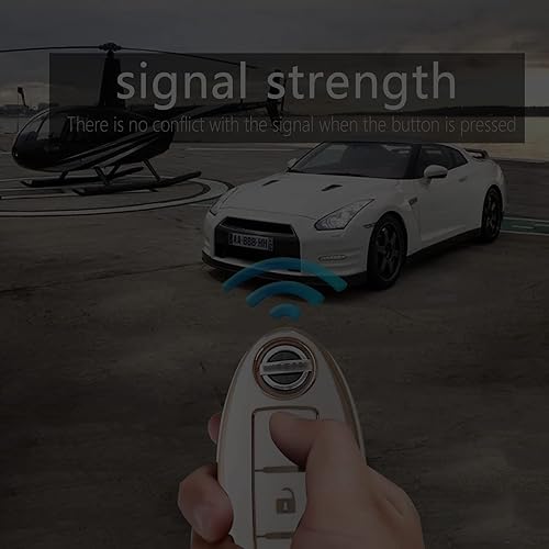 Miniatura 4 de Funda para llavero Nissan de dos materiales diferentes accesorios de llavero de 5 colores de TPU para Nissan 345 botones Altima Maxima Rogue Armada