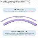Pikkme Realme 11 Pro / 11 Pro Plus 5G Back Cover Soft Matte Liquid Silicone TPU | Camera Protection | Shockproof Slim Back Case for Realme 11 Pro / 11 Pro Plus 5G (Purple) gallery image