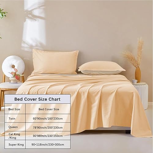 Miniatura 10 de DUJUIKE Funda de cama impermeable para perros y gatos, resistente al pelo de las mascotas, funda protectora para cama con tela fina 100% impermeable