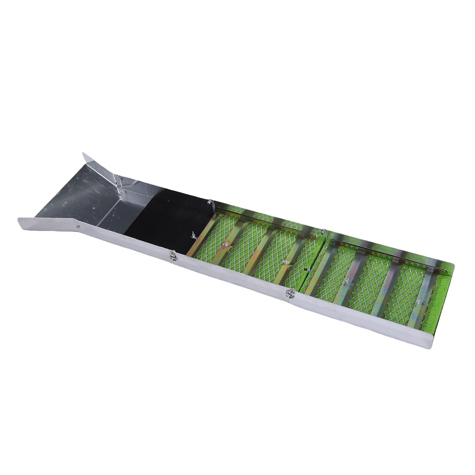 Aramox Goldwaschset, Zusammenklappbare Schleusenbox aus Aluminiumlegierung, 50 Zoll, Tragbare Schürfausrüstung, 29-teiliges Bergbauwerkzeugset für Erwachsene, Outdoor-Erkundung von River Creek