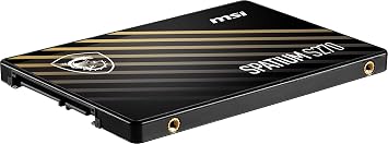 MSI SSPATIUM S270 SATA 2.5 480GB 500MB Read/450MB Write 3D NAND SATA III SSD