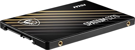 MSI SSPATIUM S270 SATA 2.5 480GB 500MB Read/450MB Write 3D NAND SATA III SSD