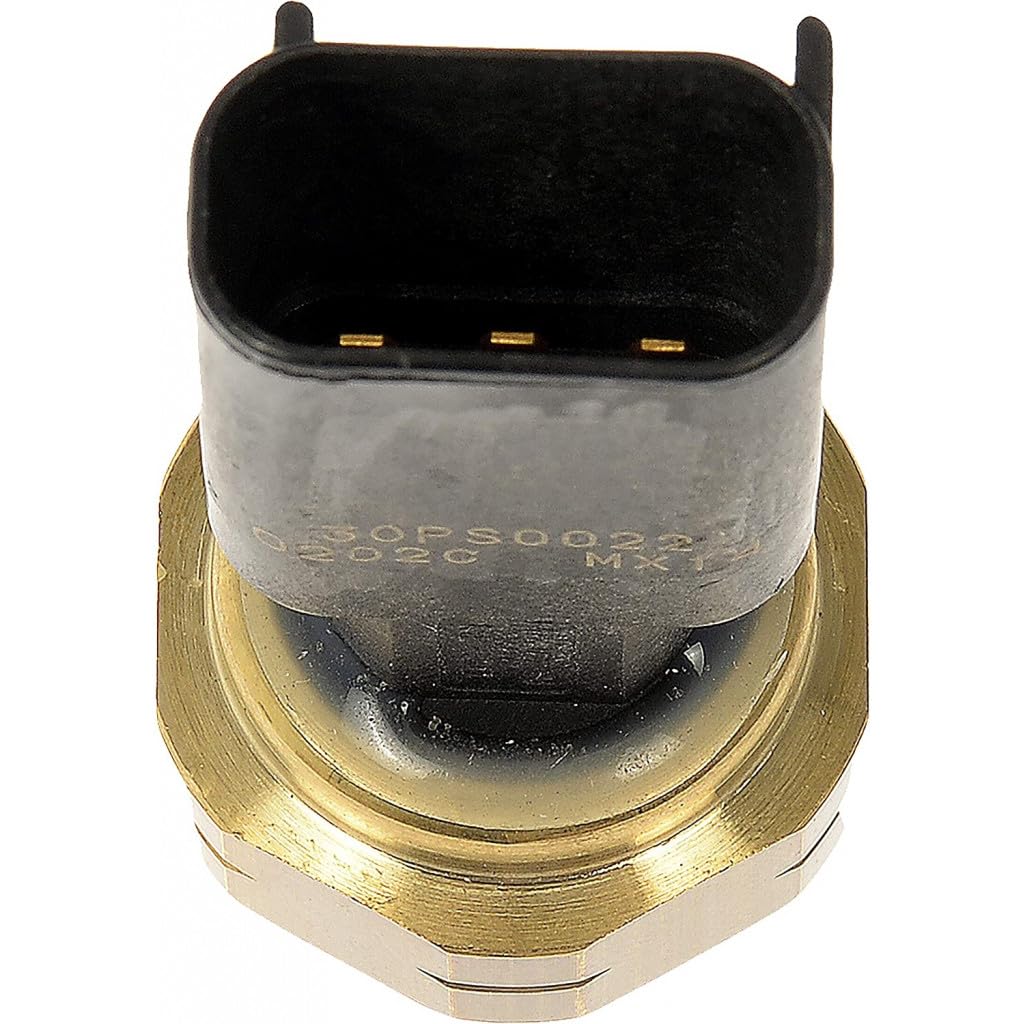 KarParts360 for Chrysler 300/Pacifica 2017 2018 Engine Oil Pressure Sensor | Made of Metal and Plastic | Brass | 3 Male Terminal | Black Male Rectangle-Shaped Connector | Replacement for 68295556AA