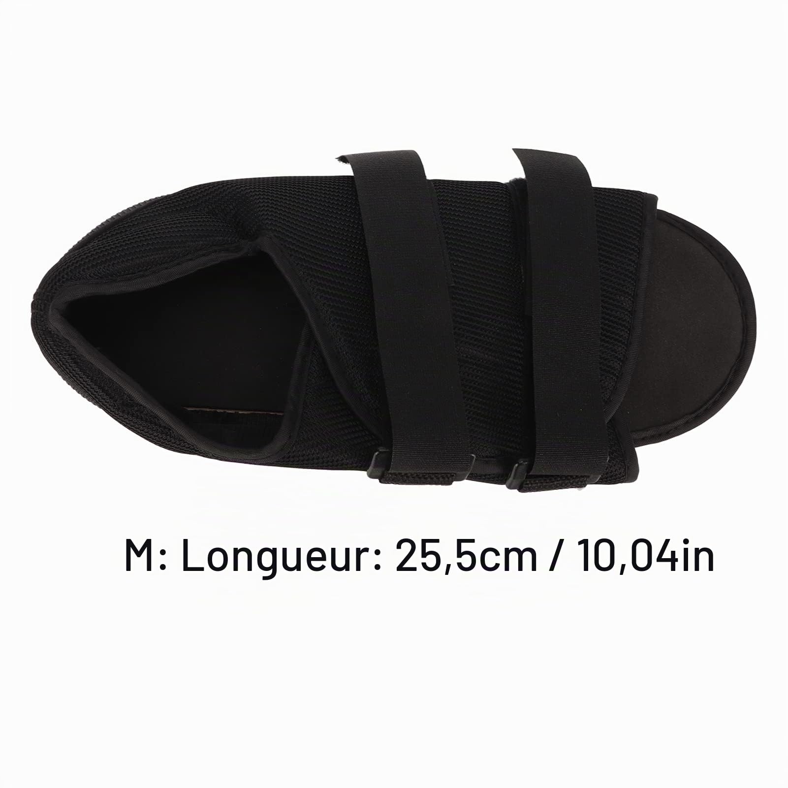 Fyearfly Attelle De Botte De Marche Pour Chaussures Post-opératoires, Chaussures Post-opératoires, Réglage de la Hauteur, Semelle Dure, Orthèse De Soutien Orthopédique, Chaussures Chirurgicales(M)