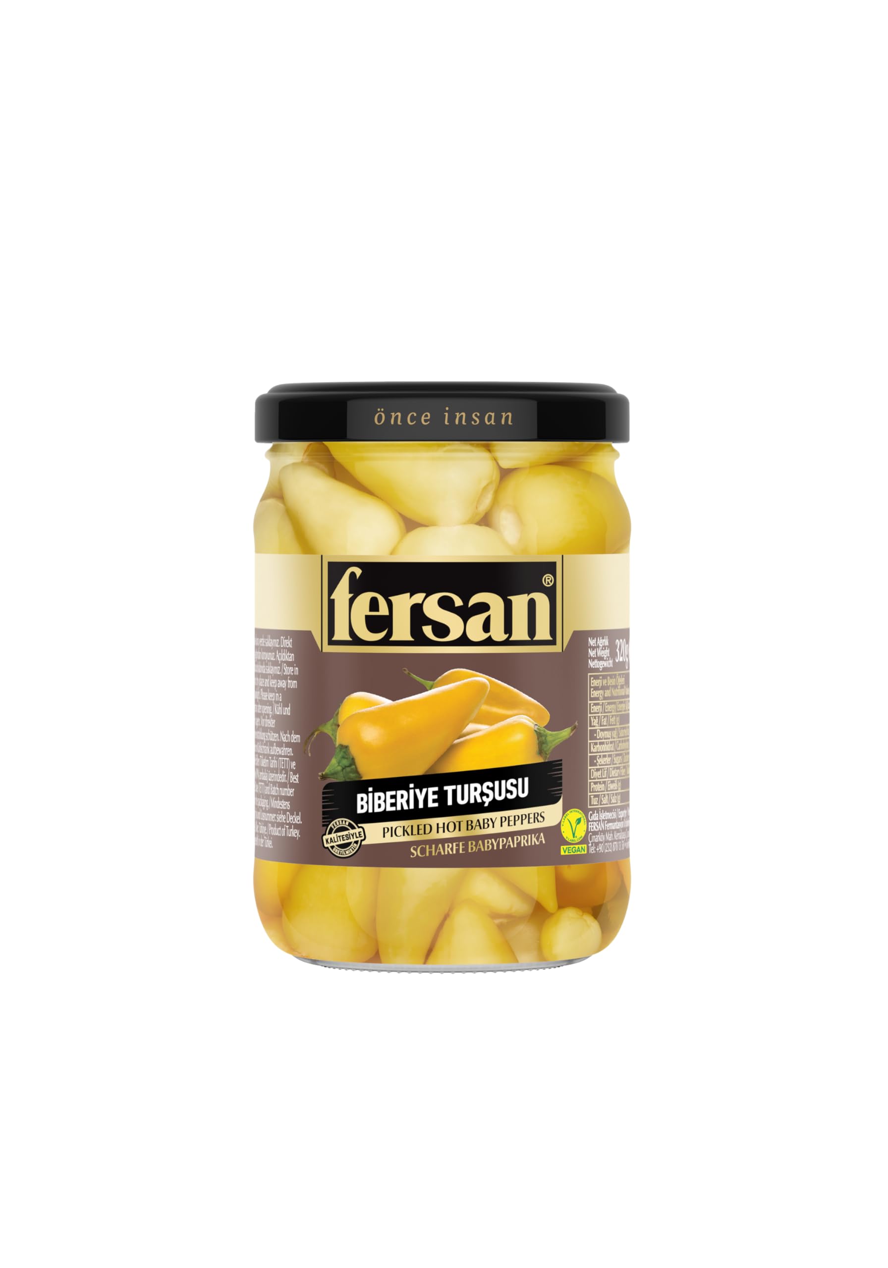 Fersan Biberiye Biber Turşusu 370 ML