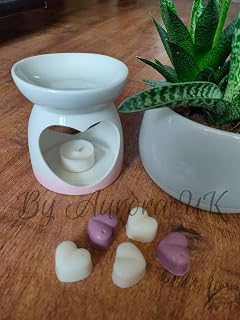 Mulled Pear & Cranberry Handmade Highly Scented Natural Soy Wax Melts Pack 10 Hearts Packed In Glassine Bag