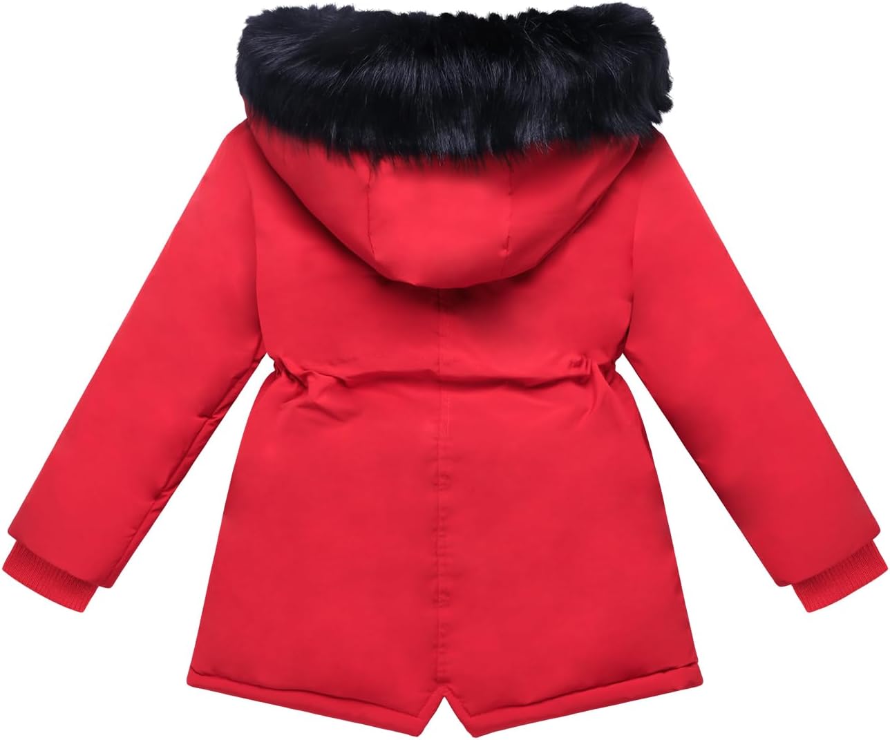 Girl Winter Coat Heavyweight Padded Puffer Jacket Kids Parka Fleece Snow Clothes - Image 2