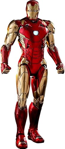 Hot Toys Iron Man Mark XLVI Diecast (Concept Art Version) (MMS489-D25) Marvel Studios: Los primeros diez años figura coleccionable a escala 1/6
