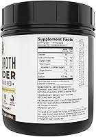 Vista 4 de Left Coast Performance Caldo de hueso de vainilla y polvo de colágeno múltiple para soporte de articulaciones, cabello, piel y uñas