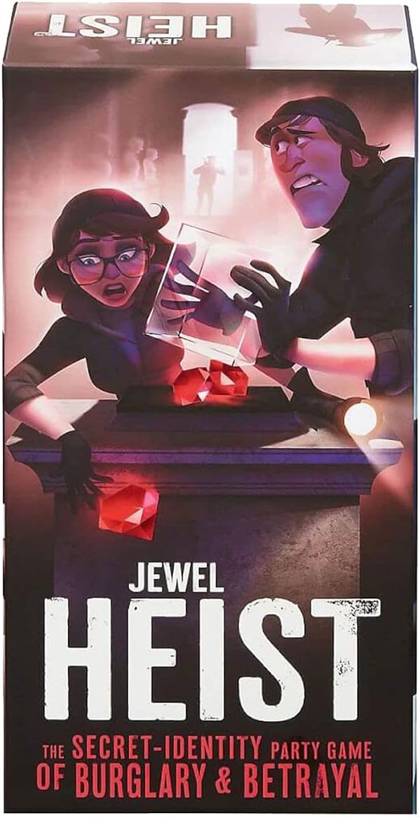 Mattel Games GKF58 Jewel Heist Strategy Game Crime Role Play from 13 Years Multi-Coloured