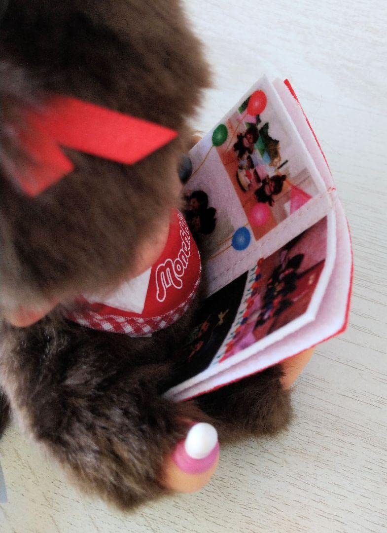 Amazon.co.jp: Monchhichi 221561 Overseas Version BOOK Sitting Girl