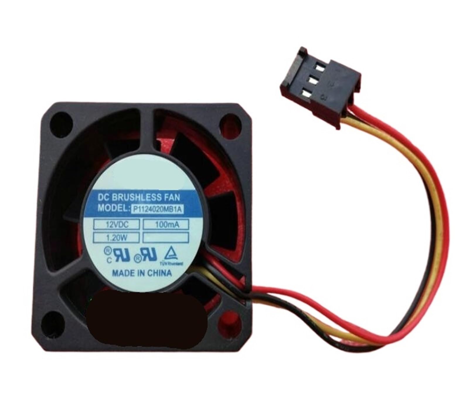 JJKKOZVQF 4020 P1124020MB1A DC12V 100mA 1.20W 3-wire double-roll fan
