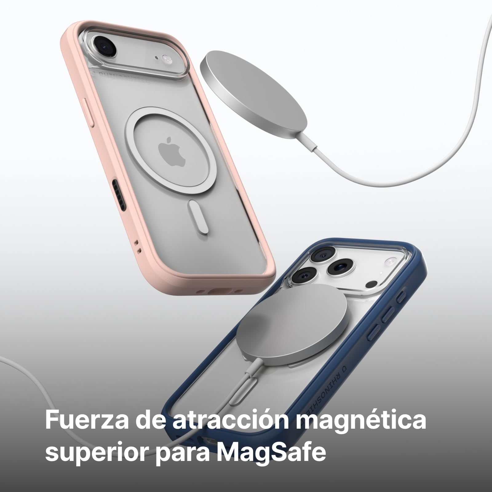 RhinoShield Funda Mod NX para [iPhone 17 Pro MAX] Compatible con MagSafe l Mod NX Modular, con Placa Protectora Trasera, magnetismo Superior y Proteccion de caídas de Grado Militar - Negro