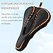 UFDTHCJH Bike Seat Cushion for Bianchi Veloce Vertigo Via Narone Via Nirone 7 All-Road, Bicycle Seat Pad Gel Padded Comfortable Saddle Cover for Men and Women Shock Absorbing Bike Saddle,B/Orange