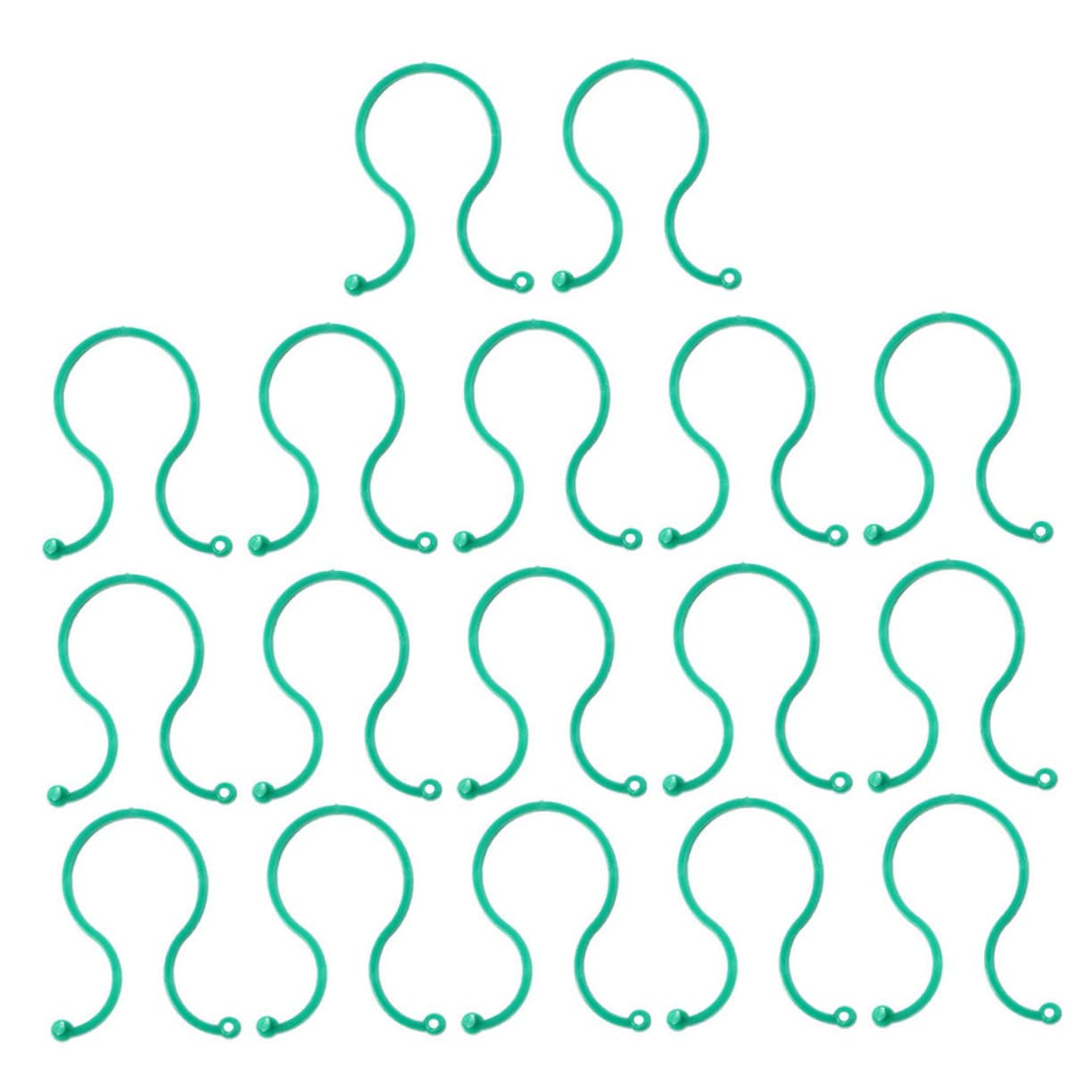 UPKOCH 5 Sätze Pflanzen Clips Wetterfeste Garten Klammern Für Pflanzenstämme Und Wiederverwendbare Clips Zur Unterstützung Von Tomaten Und Anderen Pflanzen Zu Bedienen Und 100 Stück * 5