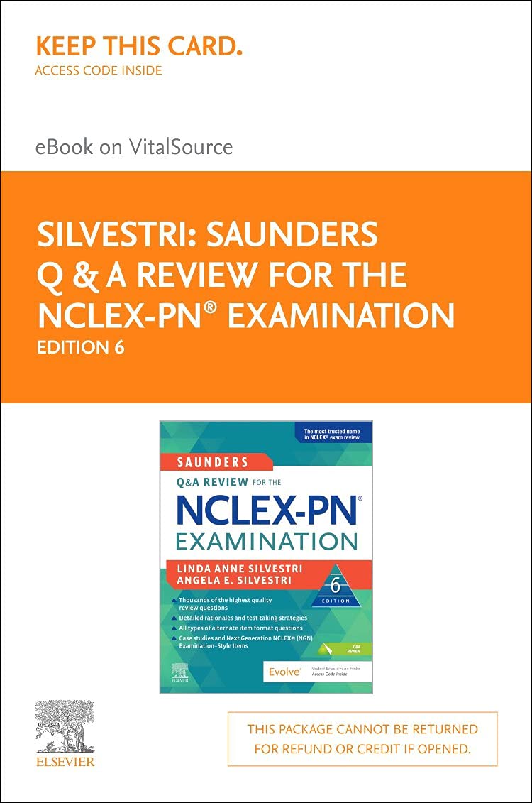 Saunders Q & A Review for the NCLEXPN® Examination Elsevier eBook on VitalSource (Retail