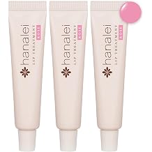 Hanalei Hydrating Lip Treatment Balm Cruelty-Free, Paraben-Free Moisturizer for Severely Dry, Chapped Lips Kukui Oil, Shea Butter & Grapeseed Oil Rose Tint, Travel-Size 3-Pack 5g X 3