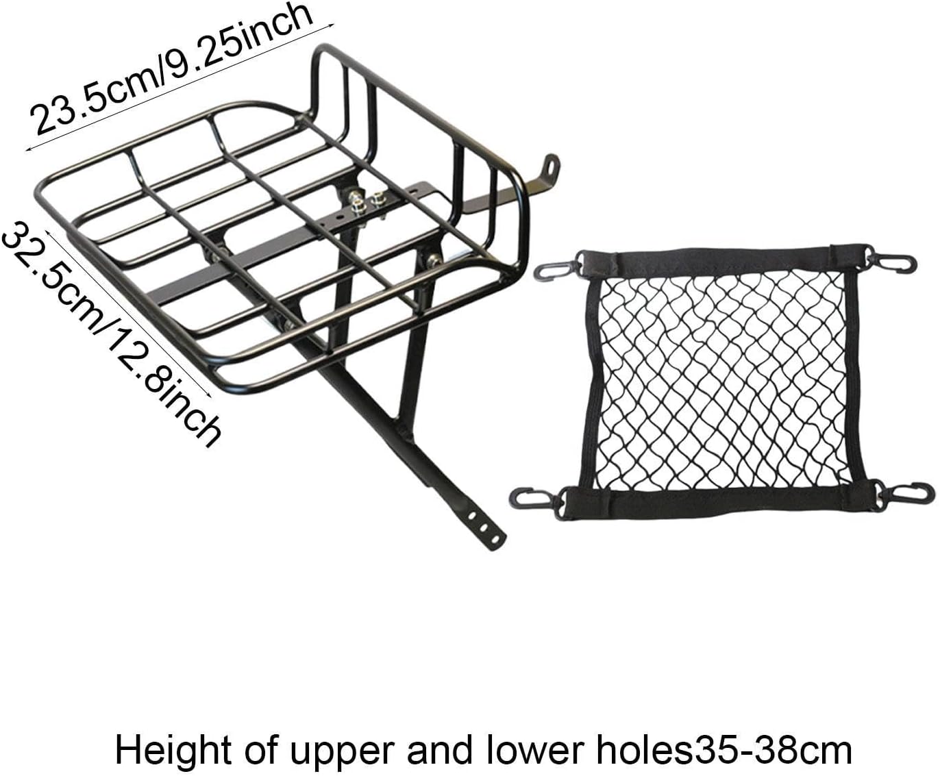 Bicycle Front Cargo Rack Aluminum Alloy Cycling Equipment Convenient, Carrier, Women Men Premium Bike Basket, Organizer