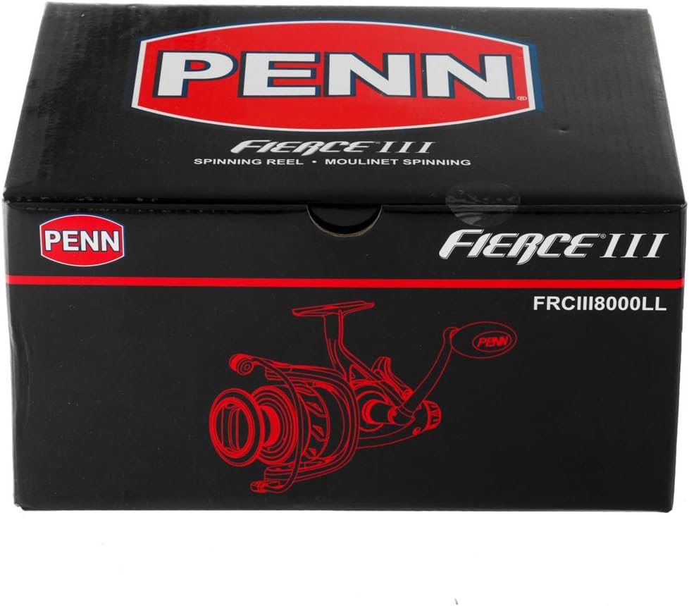 Penn FRCIII8000LL Fierce III 8000 Spin Reel Live Liner RH/LH Front