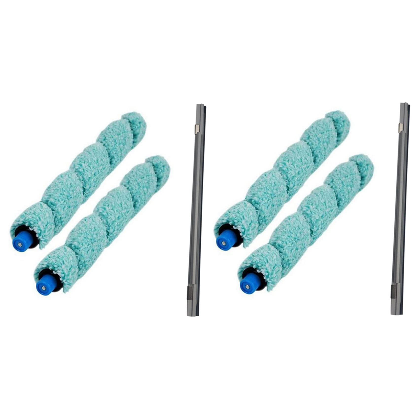 Hndhbfgrt 2X Scraper Main Brush Replacement Fit for W400 Vacuum Cleaner Accessories Roller Scraping Cleaning Brush Kit
