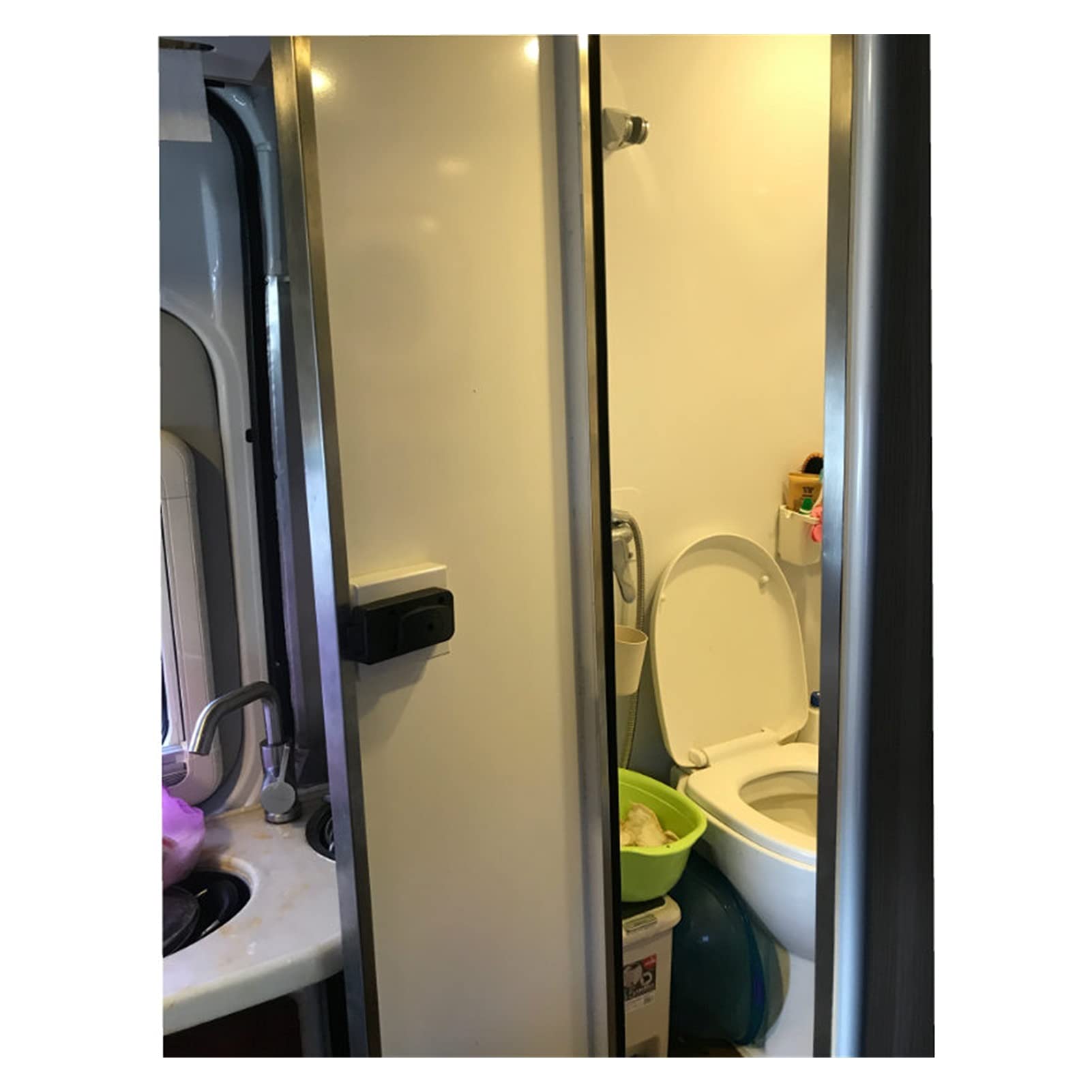 YBMY TYTXRV Accessori RV Bagno Serratura Porta Nero Senza Chiave Motore Casa Barca Marine Caravan Camper