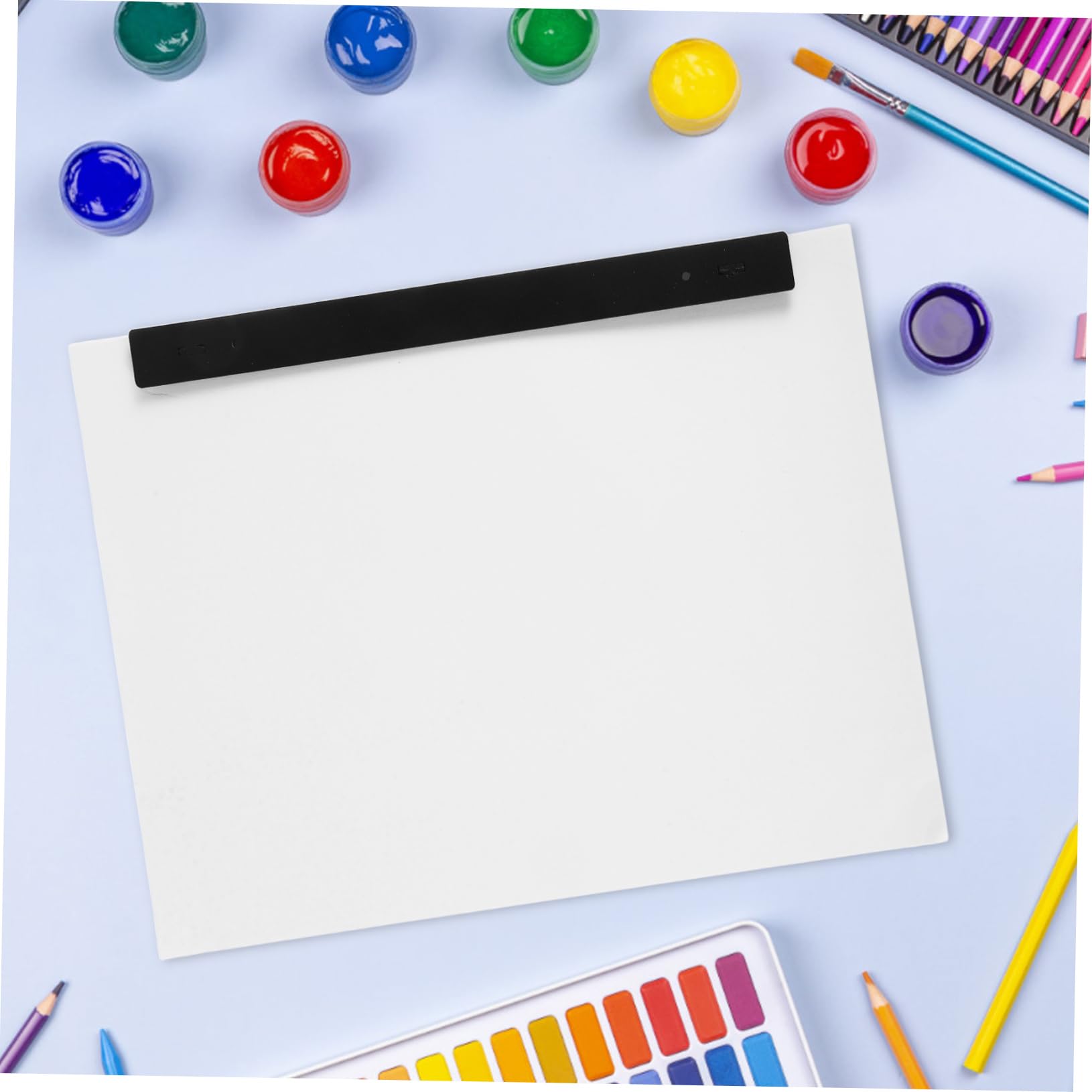 KONTONTY Carta per Disegno Fumetti Bianca A4 con 3 Fori, 200 Fogli per Animazione e Creazione di Libri di Fumetti con Righello di Posizionamento