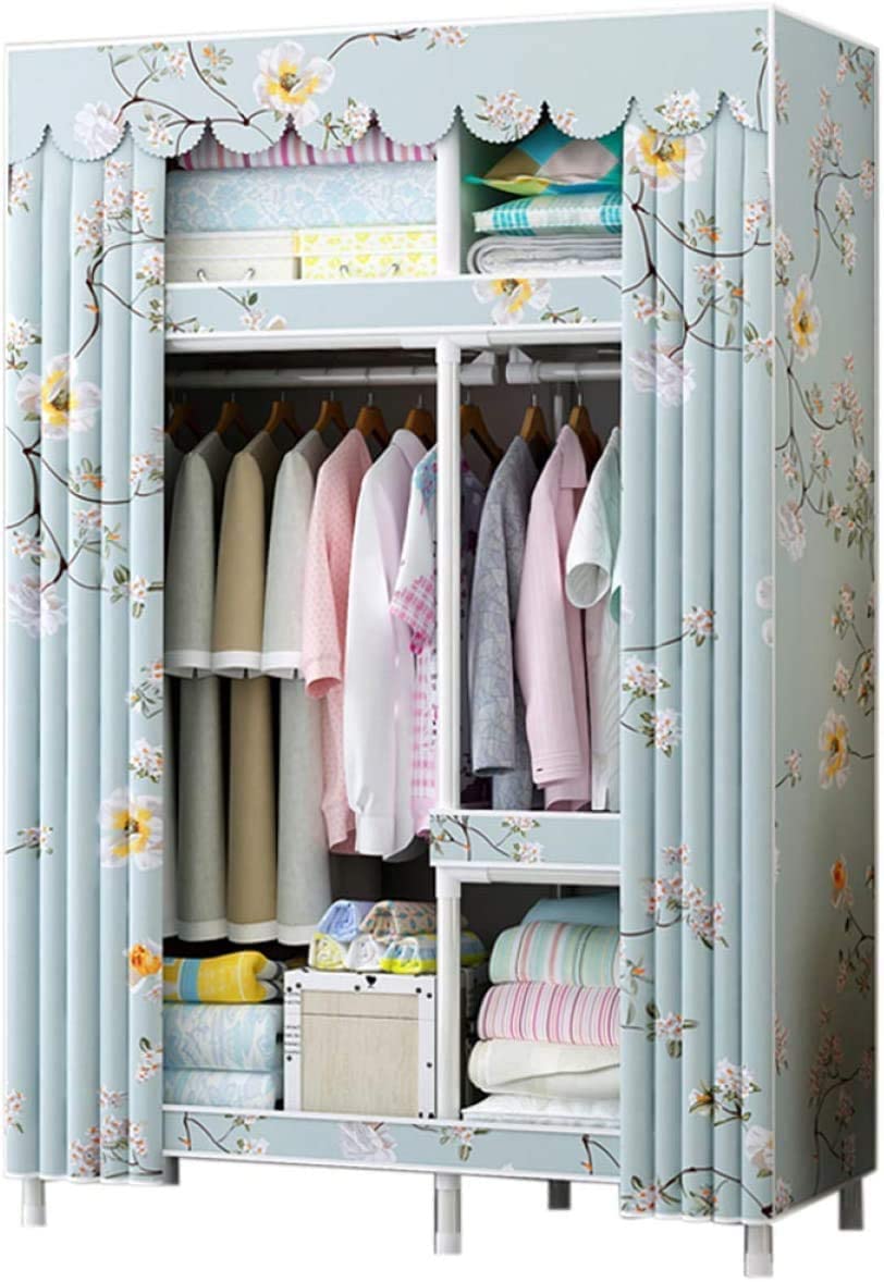 Armoire portable, Armoire de rangement for vêtements, étagère, penderie