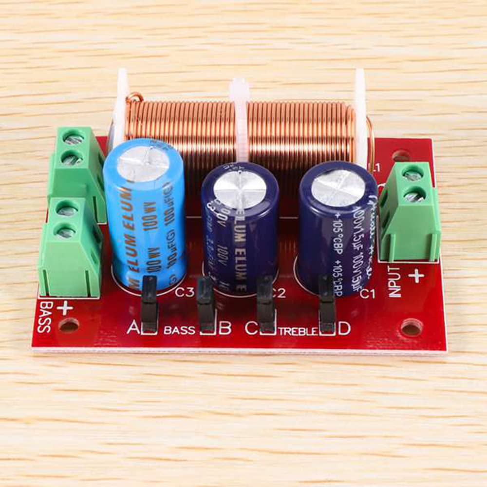400 W, frequenza altoparlante morbida, 2 , alta bassa, 4-16 Ohm, divisore per altoparlanti