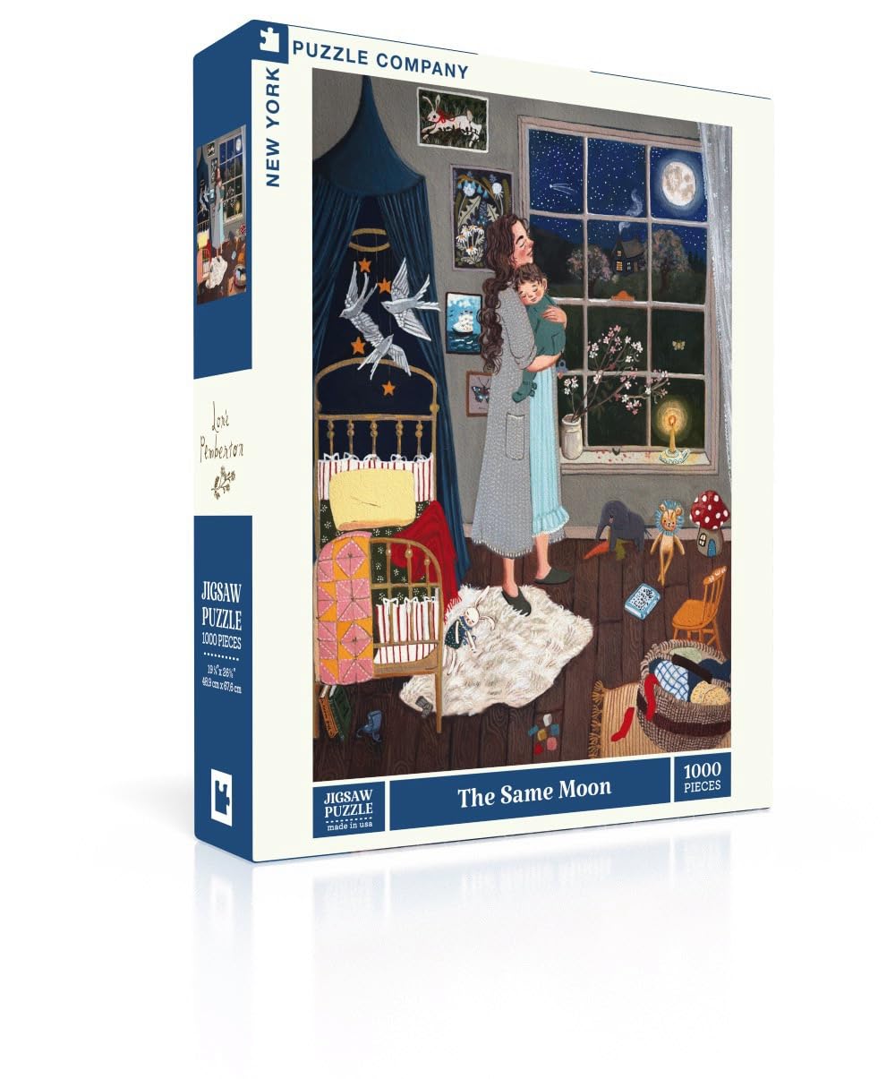 New York Puzzle Company - Loré Pemberton The Same Moon - Rompecabezas de 1000 piezas