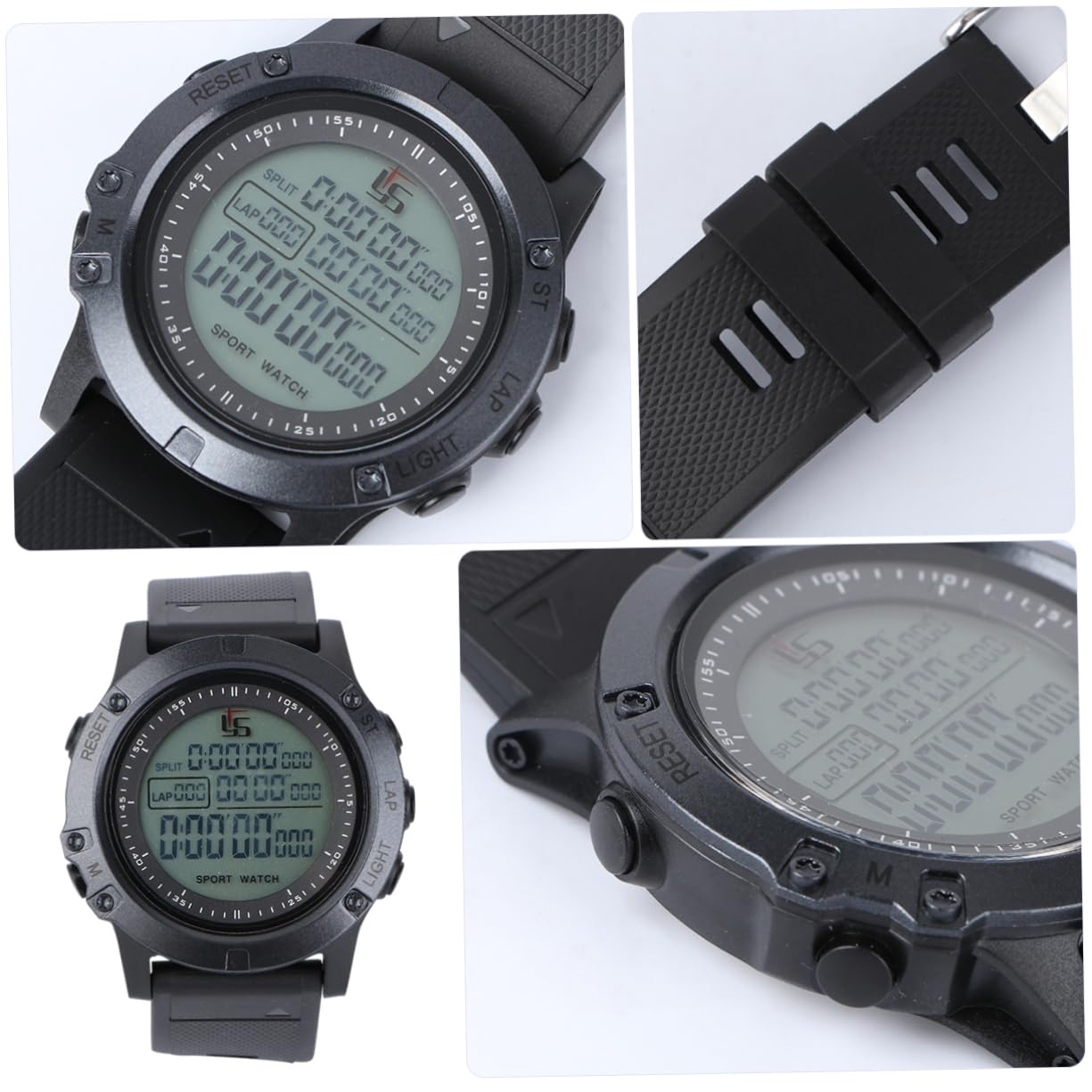 BRIGHTFUFU Multifunction Soccer Referee Stopwatch Lightweight Chronograph Timer for Sports Matches Accurate Countdown Function Durable Design for Football Clubs and Athletes Black