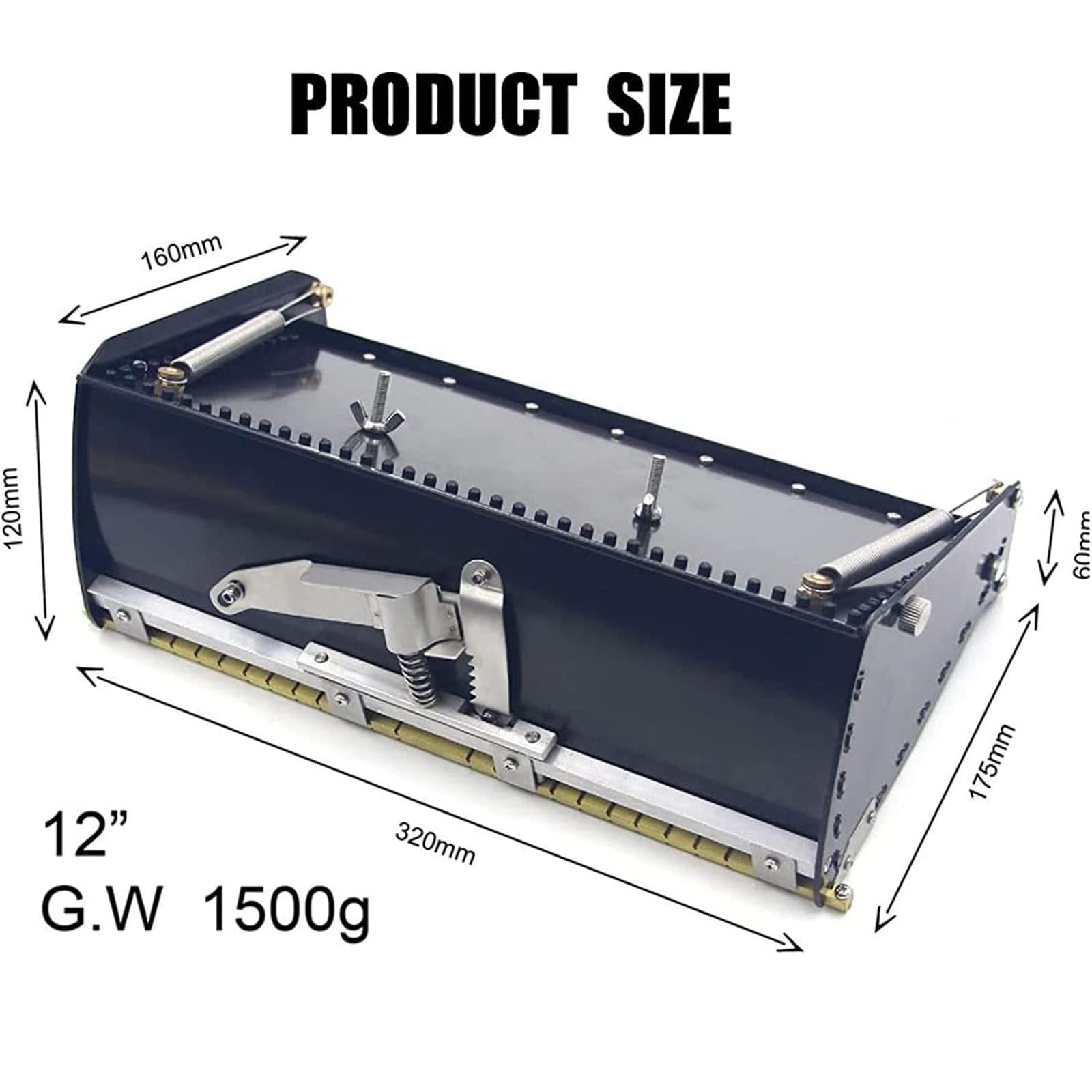 Panel De Yeso De La Llana, Espátula Superficial, Caja De Forma Plana De Paneles De Yeso con Un Interruptor Telescópico Rápido De Mango Ajustable De 40 Pulgadas De 64 Pulgadas,12"